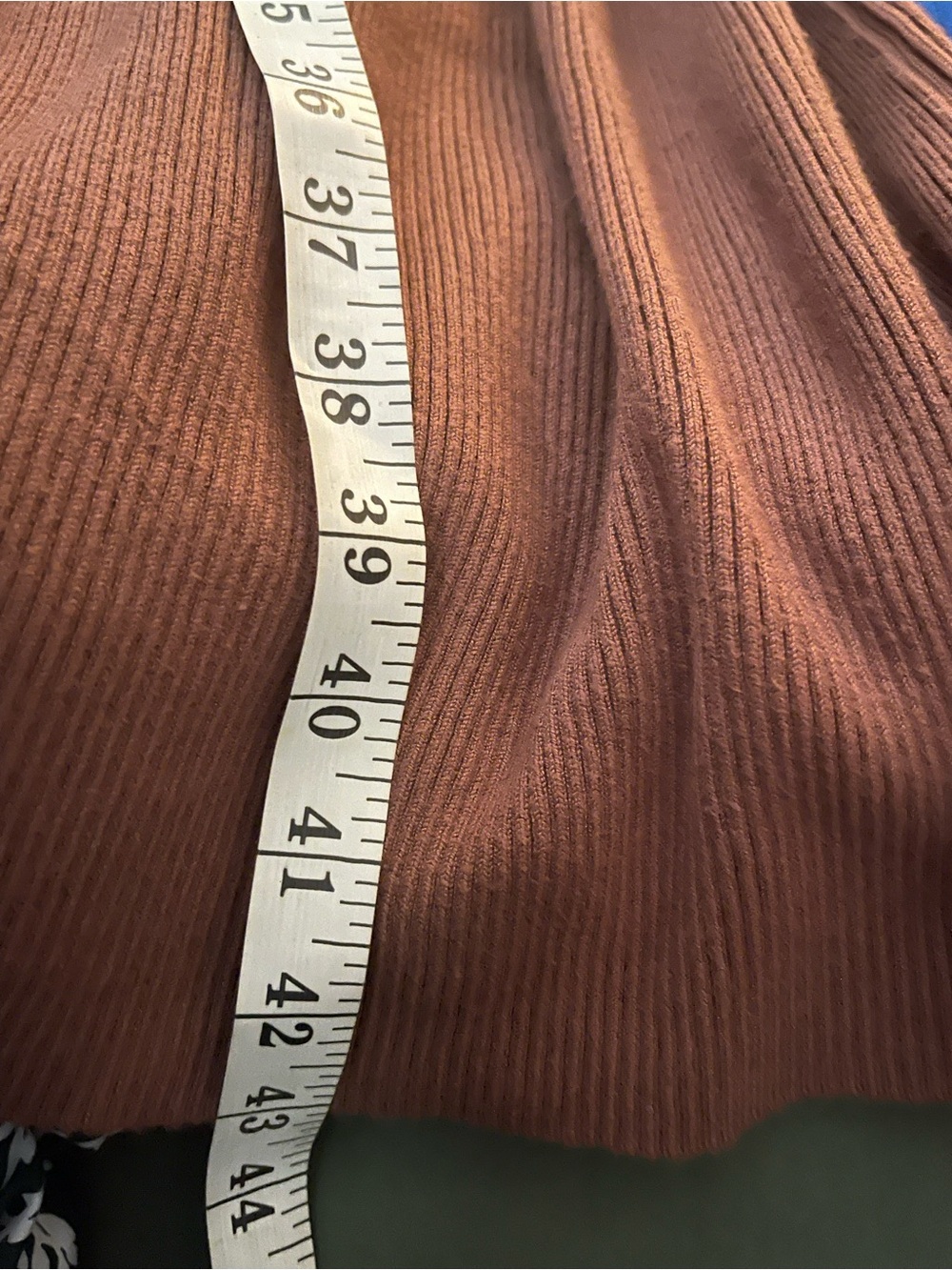 House of Harlow 1960 Brown Ribbed Knit Polo Midi Dress - Size Medium - Picture 7 of 9